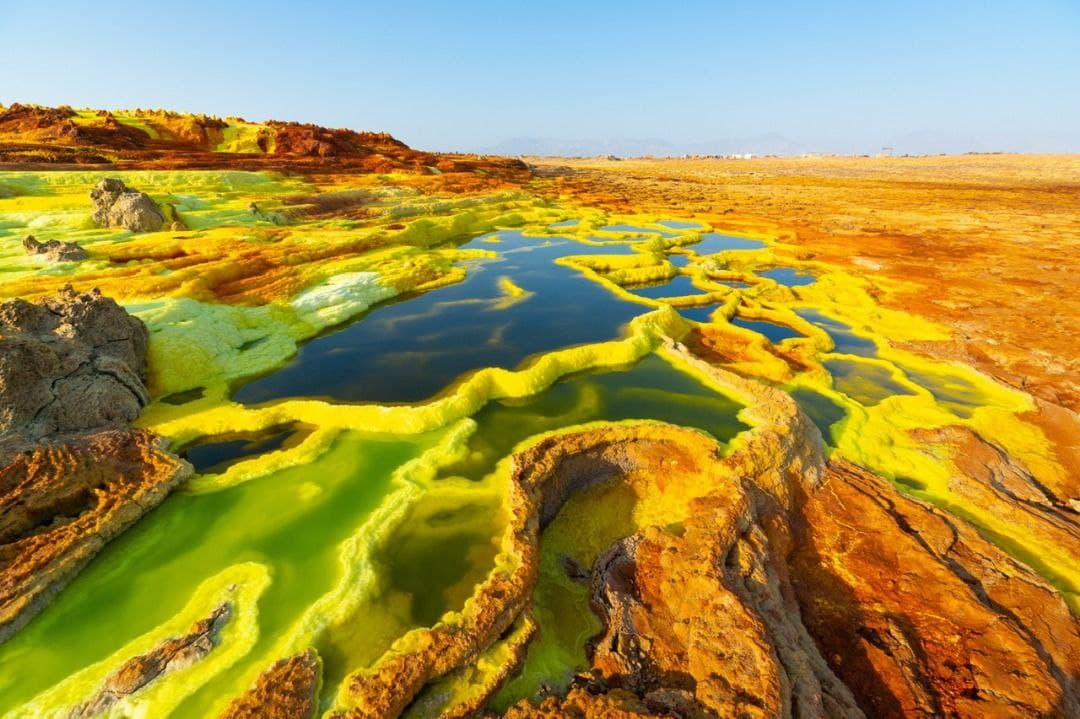 Witness the hottest place on earth with its alien landscapes.